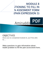 Module - 8 (Pain Assessment)