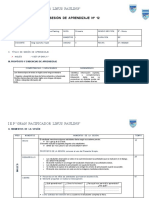 Sesión de Aprendizaje # 1 - 2020