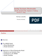 Mixed Membership Stochastic Blockmodels: (2008) Edoardo M. Airoldi, David M. Blei, Stephen E. Fienberg and Eric P. Xing