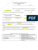 Examen Unidad 2 Desarrollo Humano Unidad 2 Ig