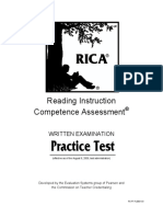 RICA - Practice Test