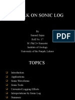 Sonic Log-Applications