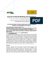 An Empirical Study of Factors Affecting The Internet Banking