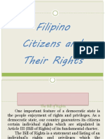 Filipino Citizens and Their Rights