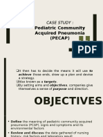 Pediatric Community Acquired Pneumonia (Pecap) : Case Study