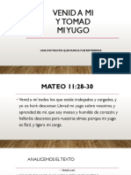 Venid A Mi y Tomad Mi Yugo PDF