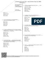 339 - Adjectives and Adverbs Advanced Level Test Quiz Online Exercise With Answers 1