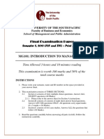 MG101 Final Exam PDF