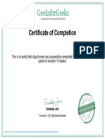 Certificate of Completion