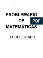 Problemario de Matematicas 3er Grado PDF