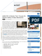 AAMA 501 6 Seismic Test Focuses On Seismic Safety of Glass Mechanism PDF