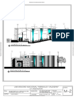 Auditorio Planta, Corte y Elevacion