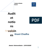 Audit & Notions Voisines