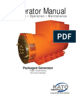 Generator Manual: Installation - Operation - Maintenance