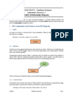 CS3042/CS3272 - Database Systems Laboratory Exercise 1 Entity Relationship Diagram