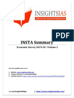 INSTA Economic Survey2019 20 Volume 2