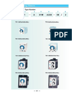 Multi-Range Analog Timers: Selection Guide For Type Number