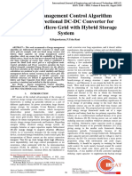 Energy Management Control Algorithm Based Bidirectional DC-DC Converter For Small Scale Micro Grid With Hybrid Storage System