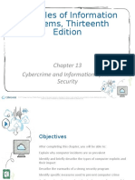 Principles of Information Systems, Thirteenth Edition: Cybercrime and Information System Security