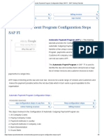 Automatic Payment Program Configuration Steps SAP FI - SAP Training Tutorials