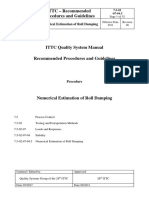 Numerical Estimation Roll Damping ITTC