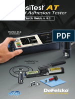 Pull-Off Adhesion Tester: Quick Guide v. 5.3