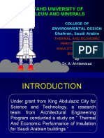 King Fahd University of Petroleum and Minerals: College of Environmental Design Dhahran, Saudi Arabia