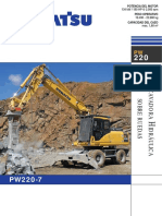 Excavadora Neumática Kumatsu PW220 PDF