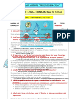 Comprensiòn de Lectura El Agua y El Mercurio