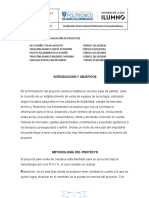 Formulación y Evaluación de Proyectos