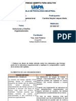 Tarea 3 Estructuras y Diñesos Organizacionales