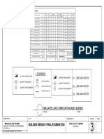 Building Design 2 Final Examination: Load Schedule