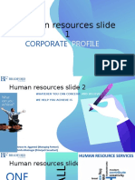 Human Resources Slide 1: Corporate