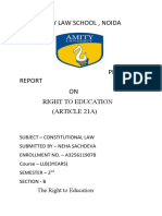 The Right To Education