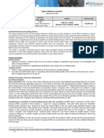 Press Release Zydus Wellness Limited: Credit Analysis & Research Limited