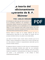 Condicionamiento Operante Skinner Unidad I