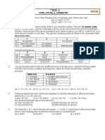 5M Quiz 5 - Ntse - Stage - 2 - Chemistry PDF