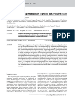 Emotional Processing Strategies in Cognitive Behavioral Therapy Jana Vyskocilova, Jan Prasko