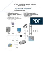 Crucigrama Las Partes Del Computador