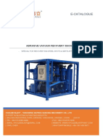 E-Catalogue: Abrasive Vacuum Recovery Machine