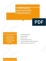 Continuous Improvement Presentation