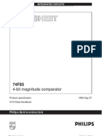 4-Bit Magnitude Comparator: Philips Semiconductors