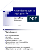 Arithmetique Pour Cryptographie