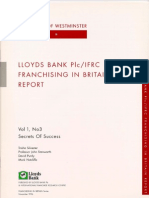 Lloyds Bank IFRC - Secrets of Success Nov 1996 - Franchising in Britain Series