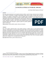 Agendas de Gênero Nas Políticas Públicas No Brasil (1980-2016)