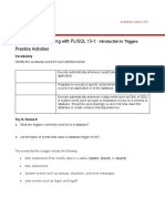 Database Programming With PL/SQL 13-1: Practice Activities: Introduction To Triggers