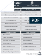 OSINT Cheat-Sheet: Investigative Resources - Summer 2019