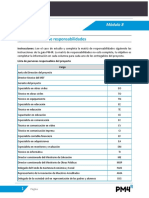 Modulo 8 Ejercicio Matriz de Responsabilidades Abril 2017