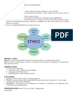 Lecture Notes On Ethics PDF