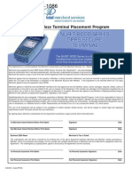 Wireless Terminal Placement Program: 9/30/2010 - Build #PF003